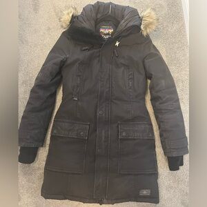 TNA the Bancroft Mountaineering size M slim fit water repellent coat